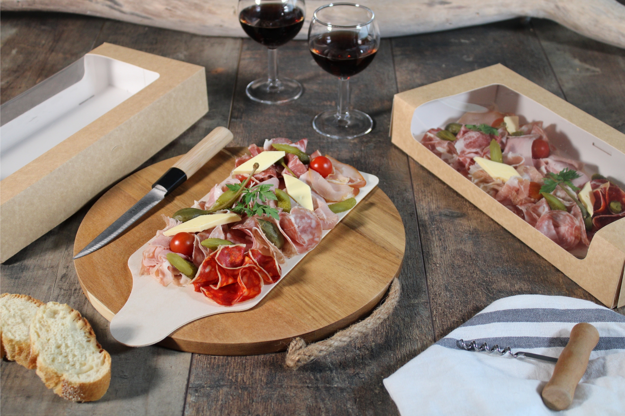 Plancha box charcuterie